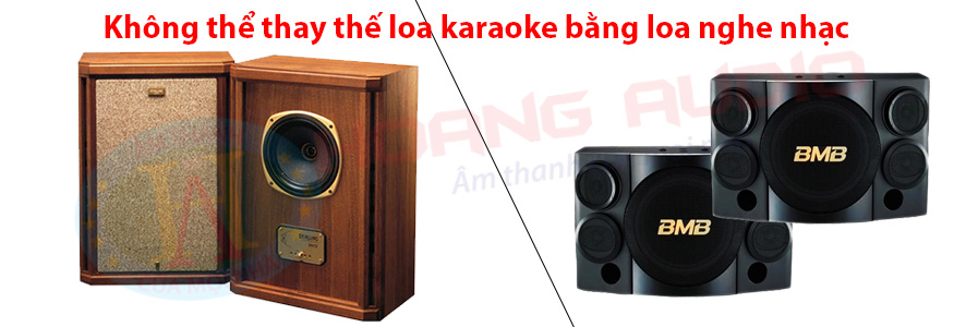 khong-the-thay-the-loa-nghe-nhac-bang-loa-karaoke