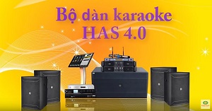 Công trình bộ dàn karaoke HAS cao cấp gia đình Anh Việt